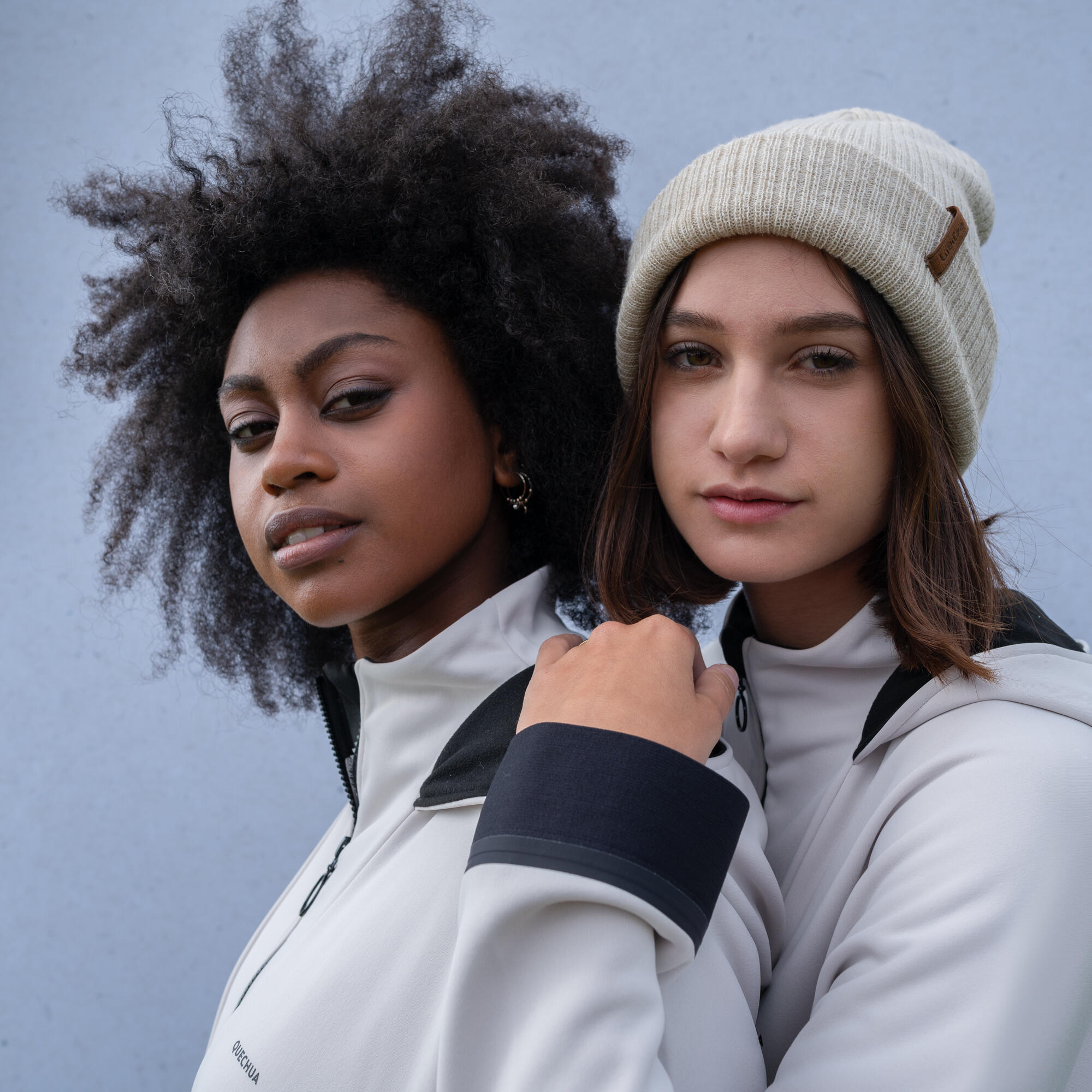 Толстовка походная женская MH500 Hoody QUECHUA