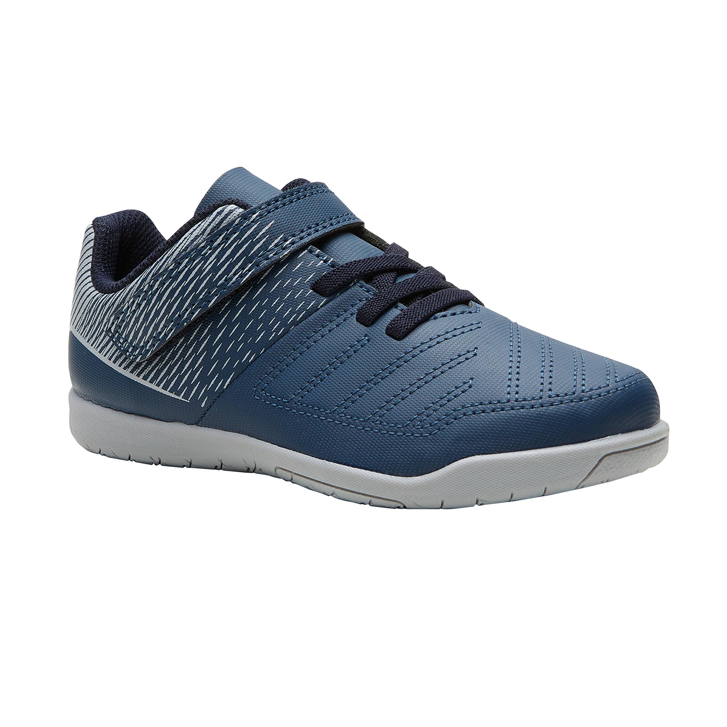 KIPSTA Kids' Futsal Trainers 100 - Blue/White