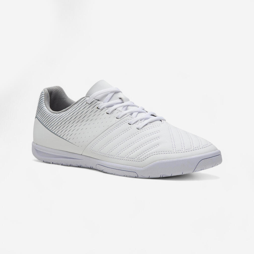 PATIKE ZA FUTSAL 100 ZA ODRASLE - BELE