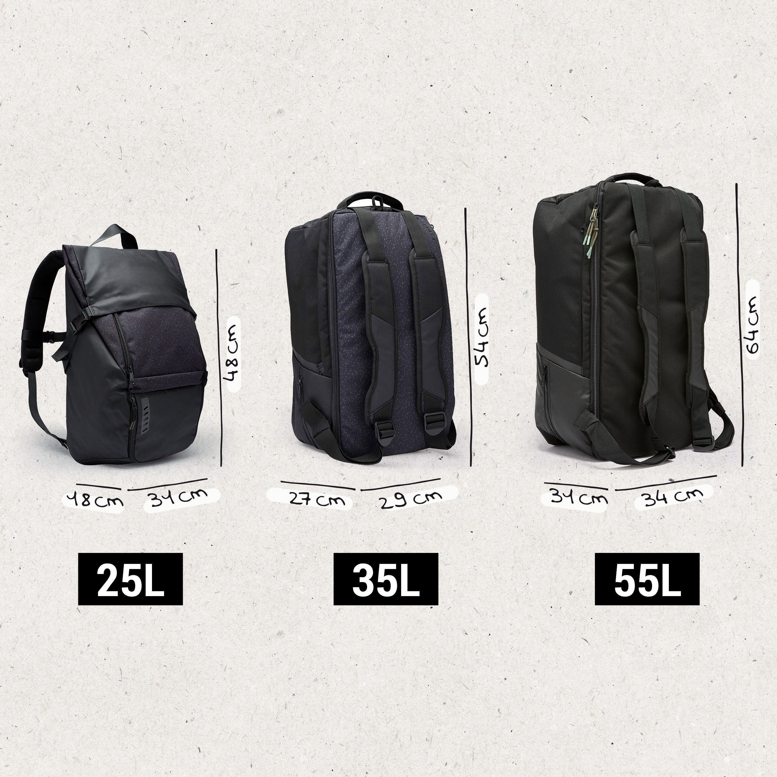Bolsa mochila de deporte 35L Decathlon Urban 4/12
