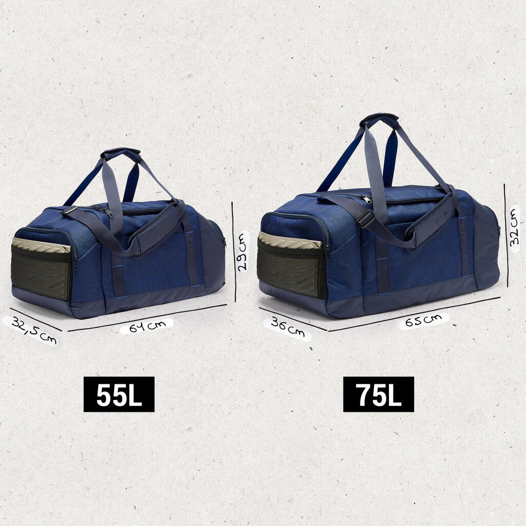 Crno-siva sportska torba ACADEMIC 55 l