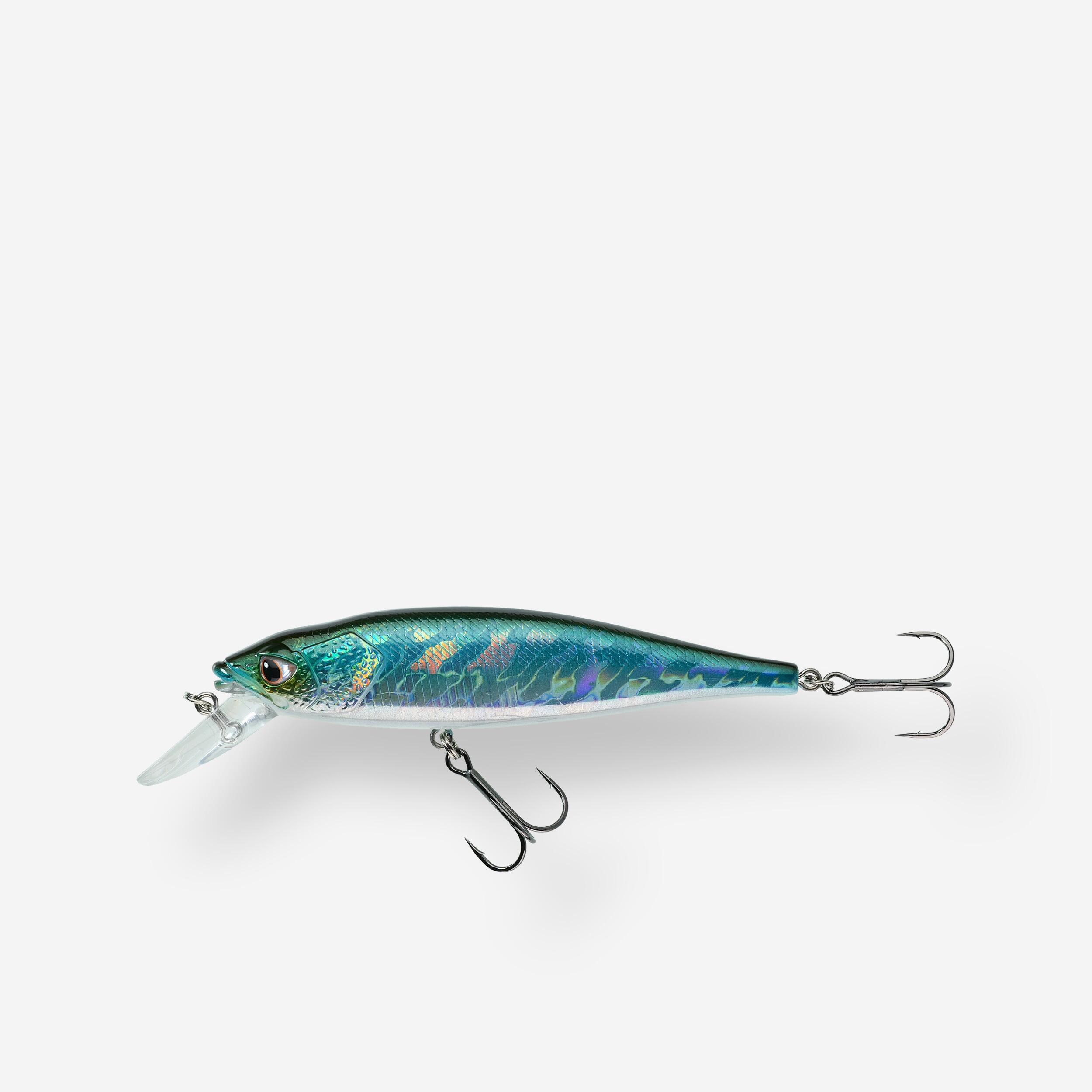 SWIMMING FISH JERKBAIT MINNOW WXM MNW 100 SP BACK BLUE