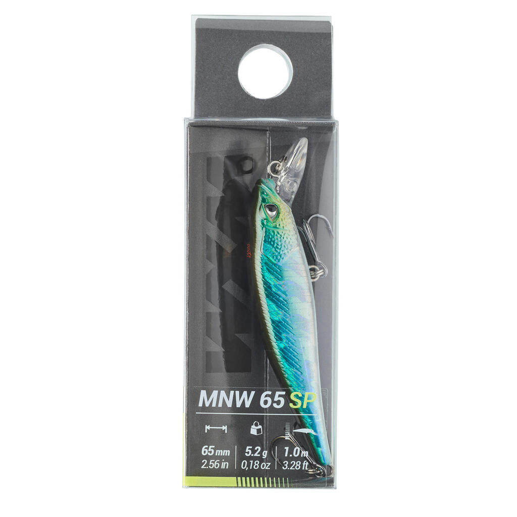 ВОБЛЕР ТИП ДЖЕРКБЕЙТ MINNOW WXM MNW 65 SP BLACK BASS