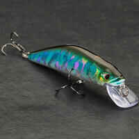  طعم صيدMinnow Trout Plug Bait jkMNWFS 85 ظهر  ازرق