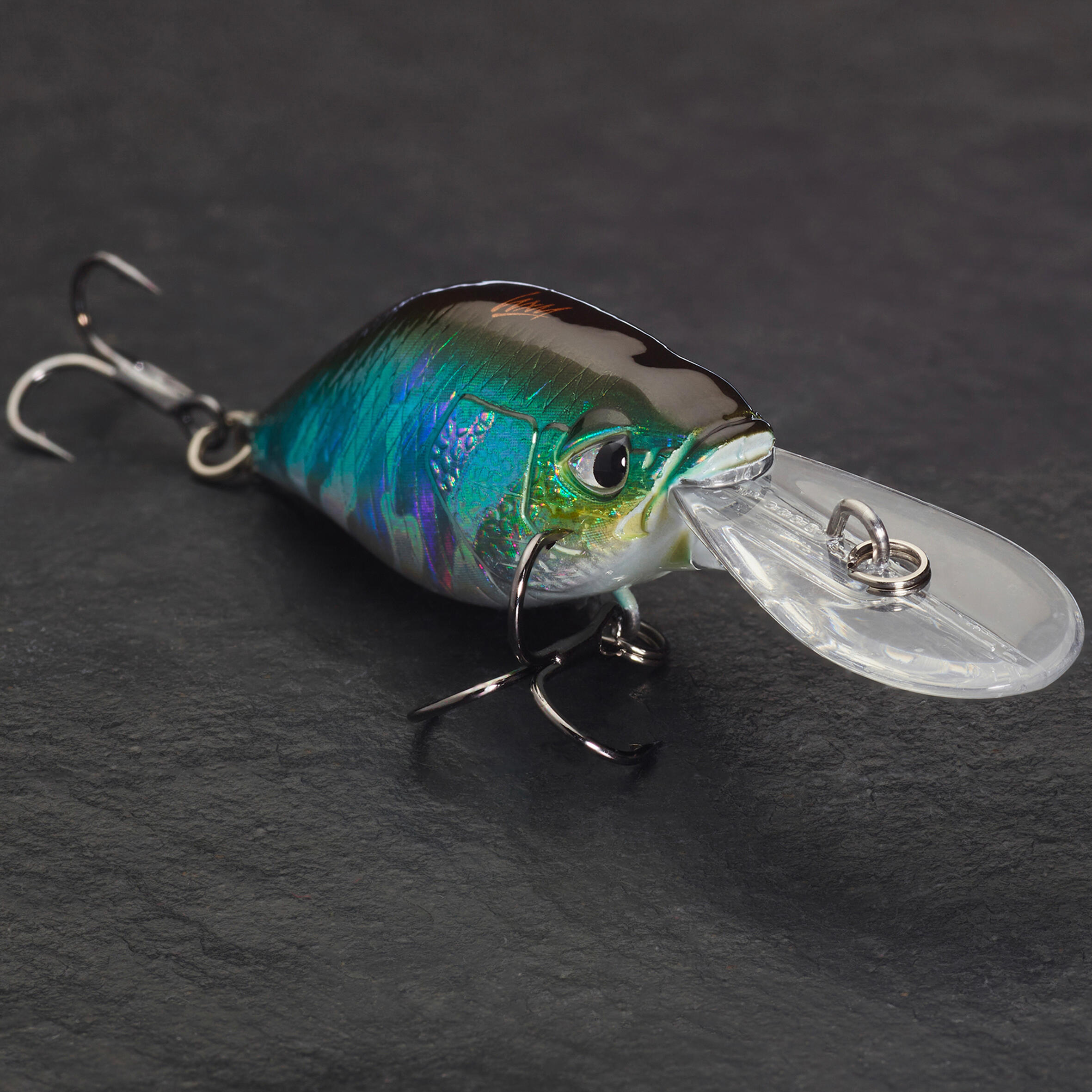 Señuelo de Pesca Spinning Crankbait Deep Diving Wxm Crkdd 40 F Dorso Azul 2/5