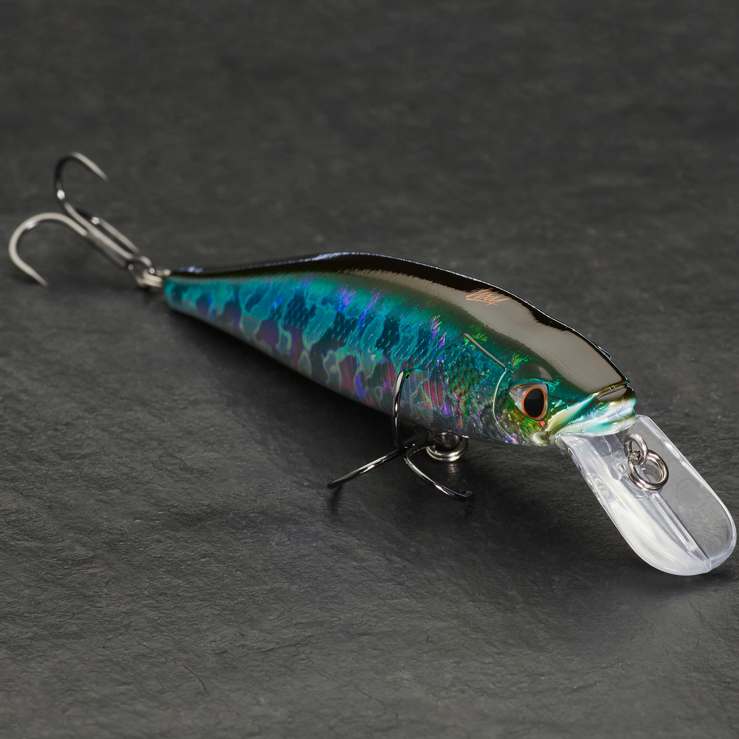 Señuelo de Pesca Spinning Jerkbait Minnow Wxm Mnw 100 SP Dorso Azul 2/5