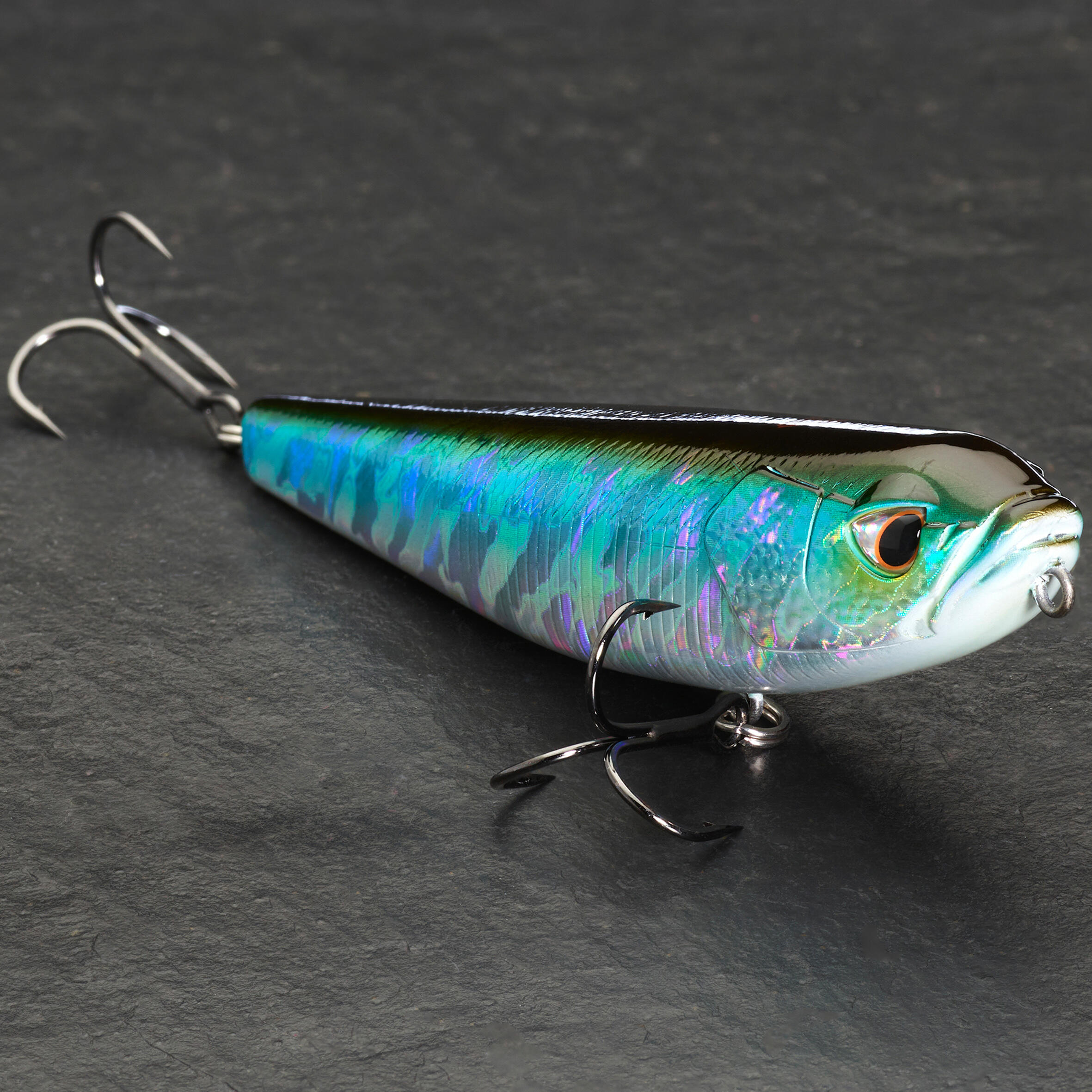 Wobbler Stickbait WXM STK 100 F blauer Rücken 2/4