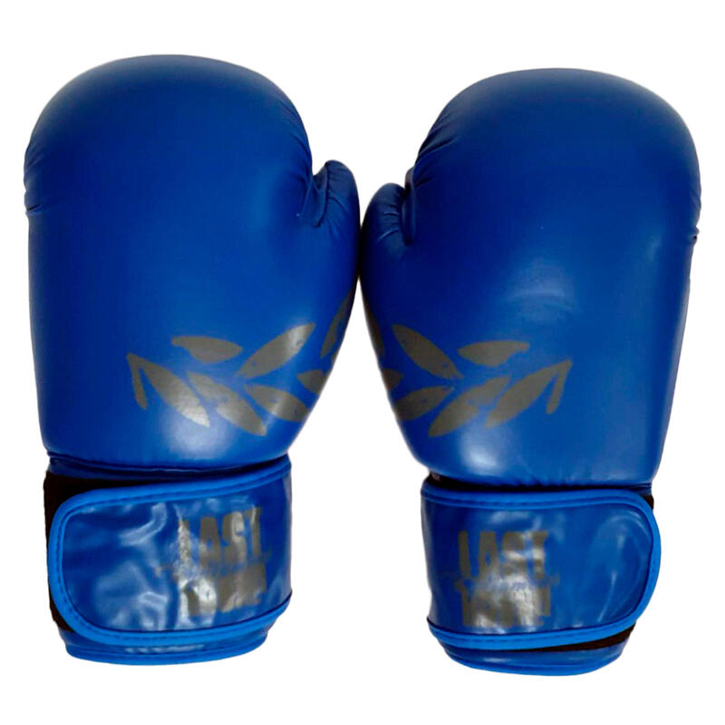 Guantes homologados Kick boxing color azul 10 onzas