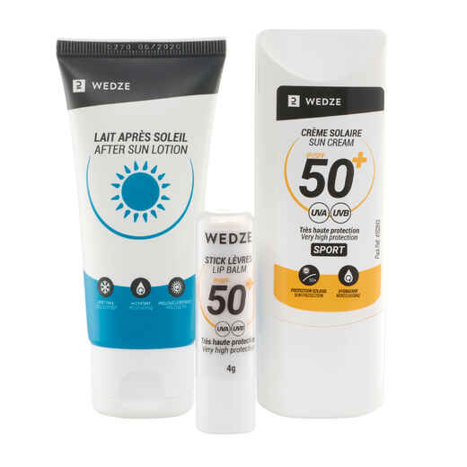 
      Sun Protection Kit: Cream - Lip Balm - After-Sun Lotion
  