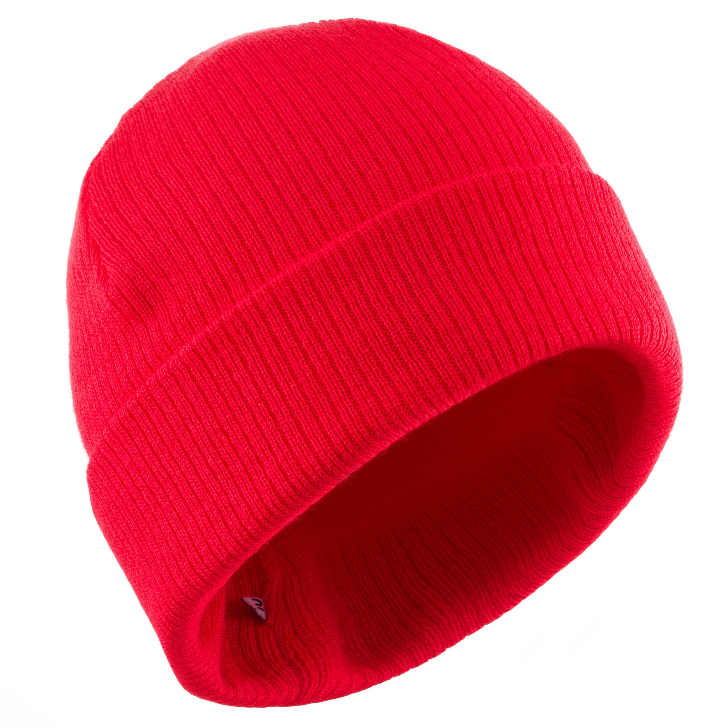 ADULT SKI HAT - FISHERMAN - BRIGHT RED -  3