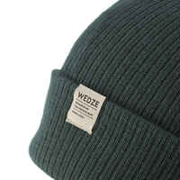 ADULT SKI HAT - FISHERMAN - FOREST GREEN