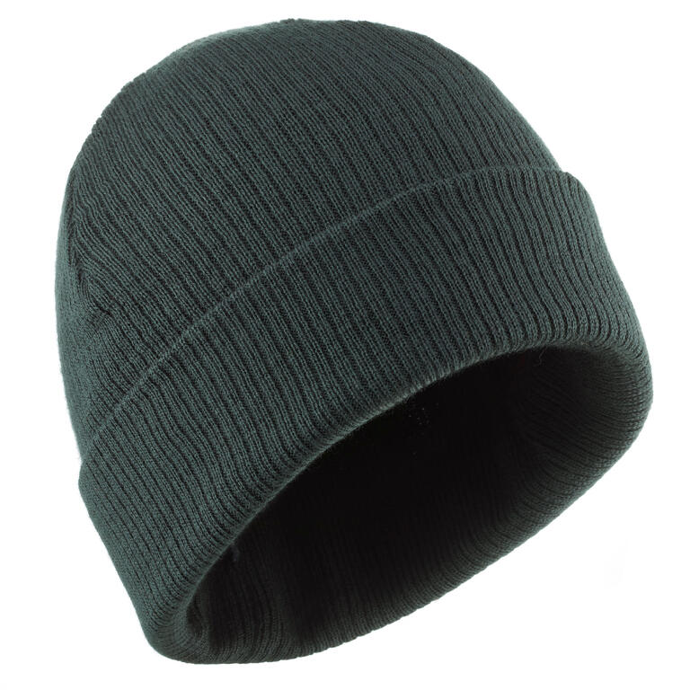 ADULT SKI HAT - FISHERMAN - FOREST GREEN