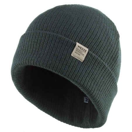 Suaugusiųjų slidinėjimo kepurė „Fisherman“, tamsiai žalia