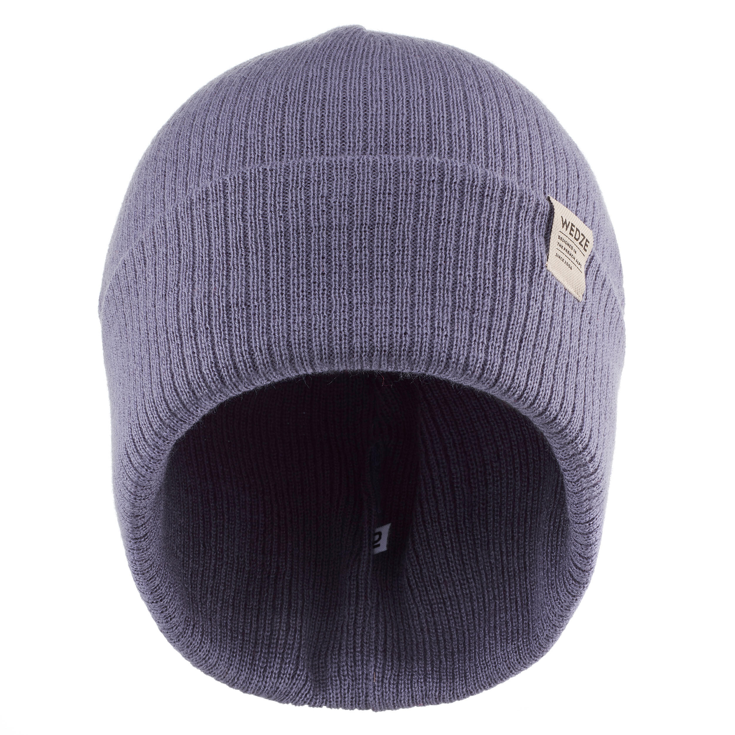 ADULT SKI HAT - FISHERMAN - LAVENDER 3/6