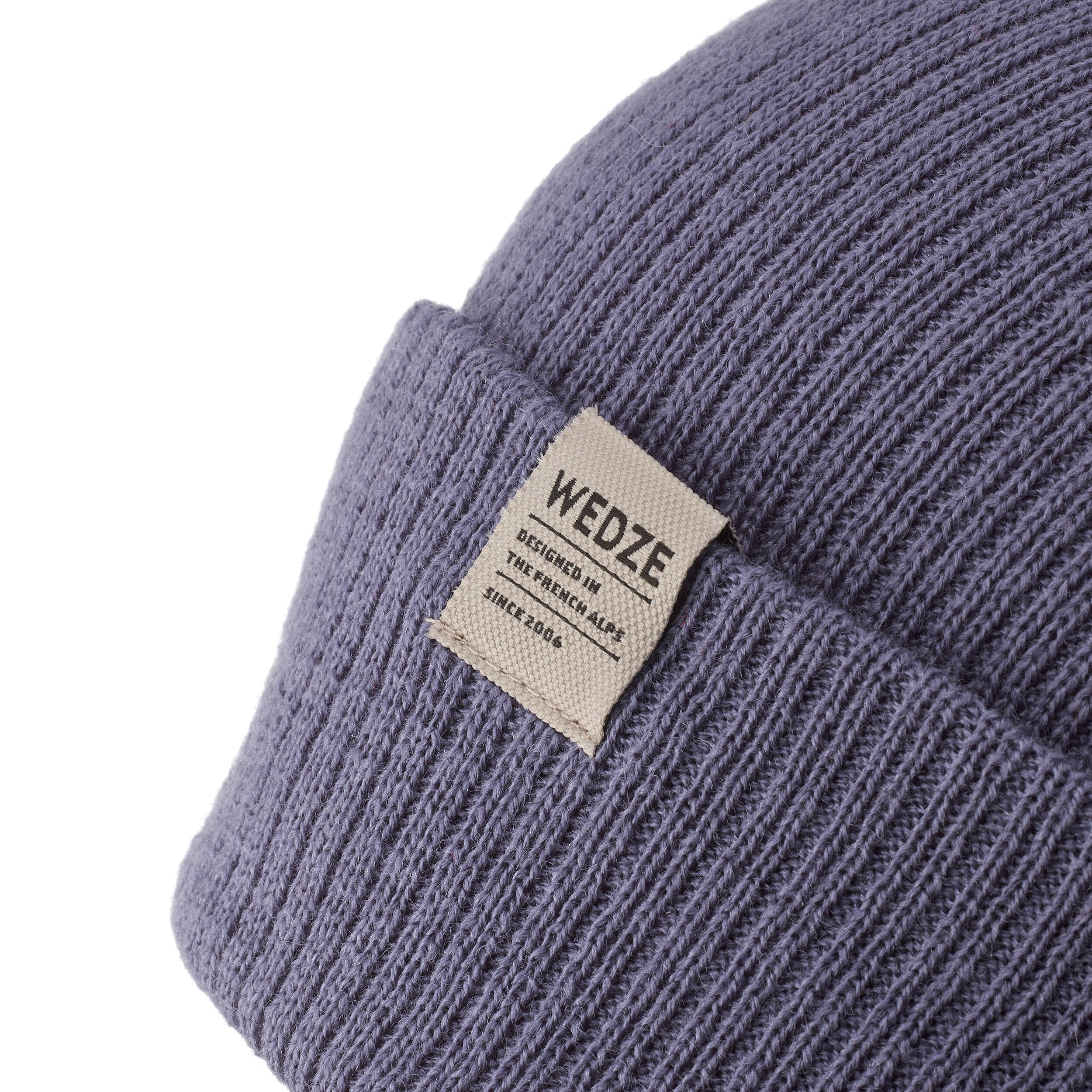 ADULT SKI HAT - FISHERMAN - LAVENDER 2/6