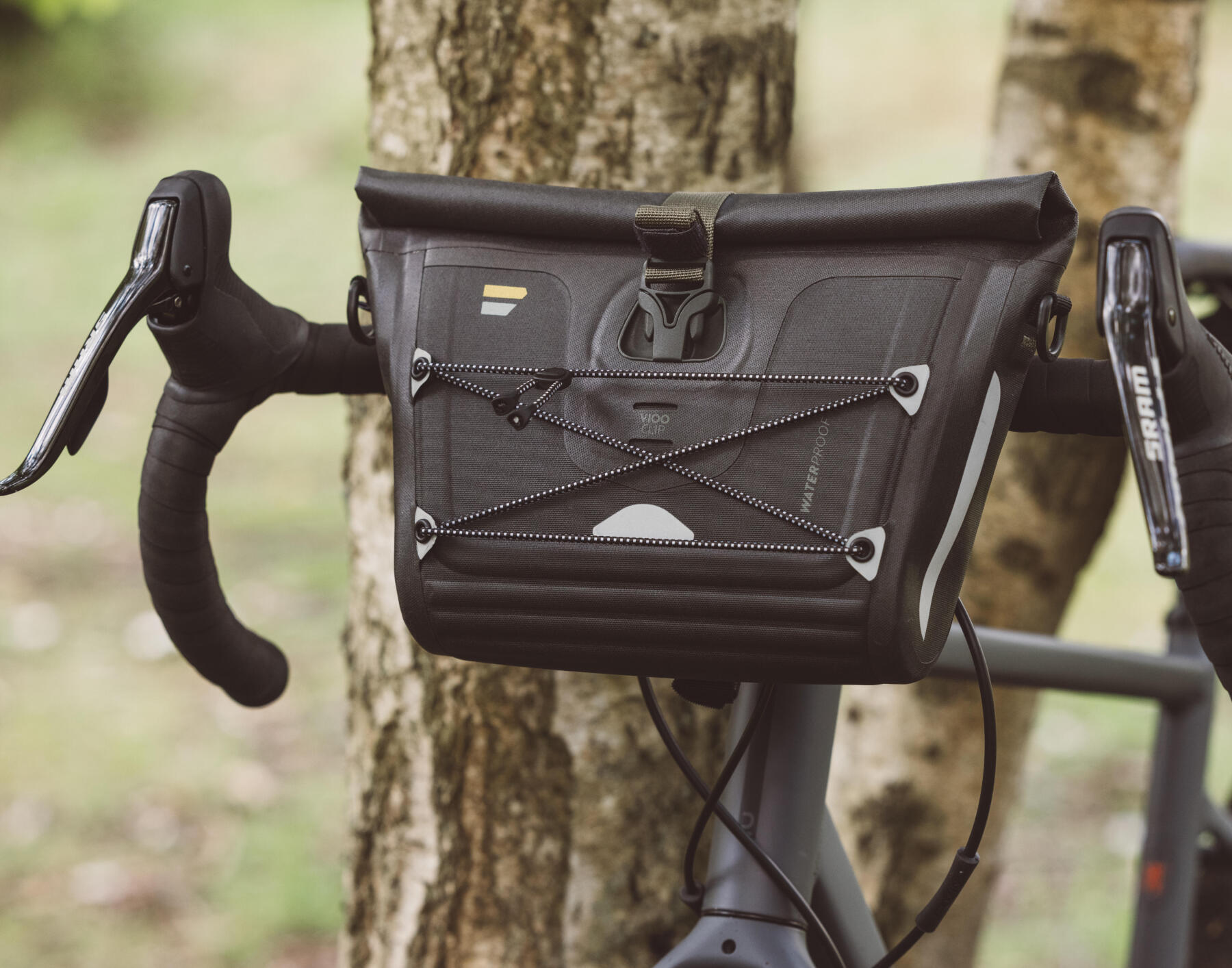 IMBRAGATURA BORSA DA MANUBRIO BIKEPACKING / RIVERSIDE