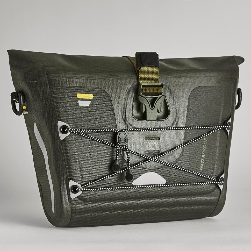 SACOCHE VÉLO GUIDON IMPERMEABLE BIKEPACKING 3.5L RIVERSIDE Decathlon