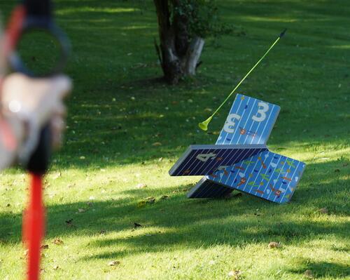 DECOUVRIR LE TIR A L'ARC AVEC LA CIBLE FUNNY TARGET SOFTARCHERY FT100