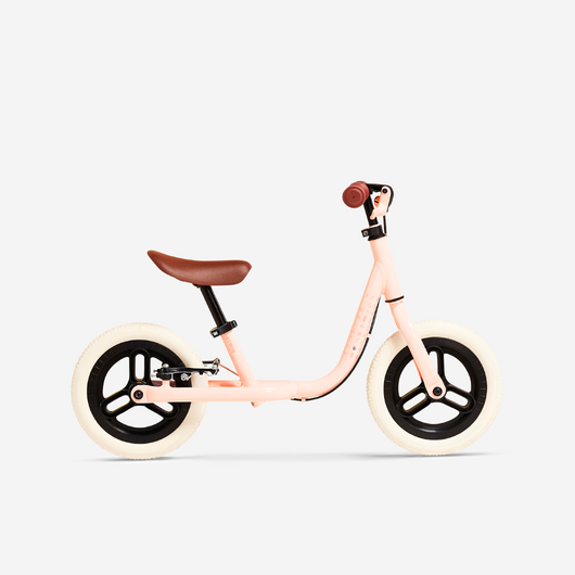 Draisienne enfant 10 pouces runride 500 rose/beige