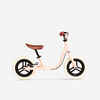 Bērnu līdzsvara velosipēds “Runride 500”, 10 collas, rozā/smilškrāsas