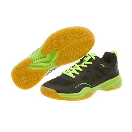 JUNIOR BADMINTON SHOES  BS 500 BLACK