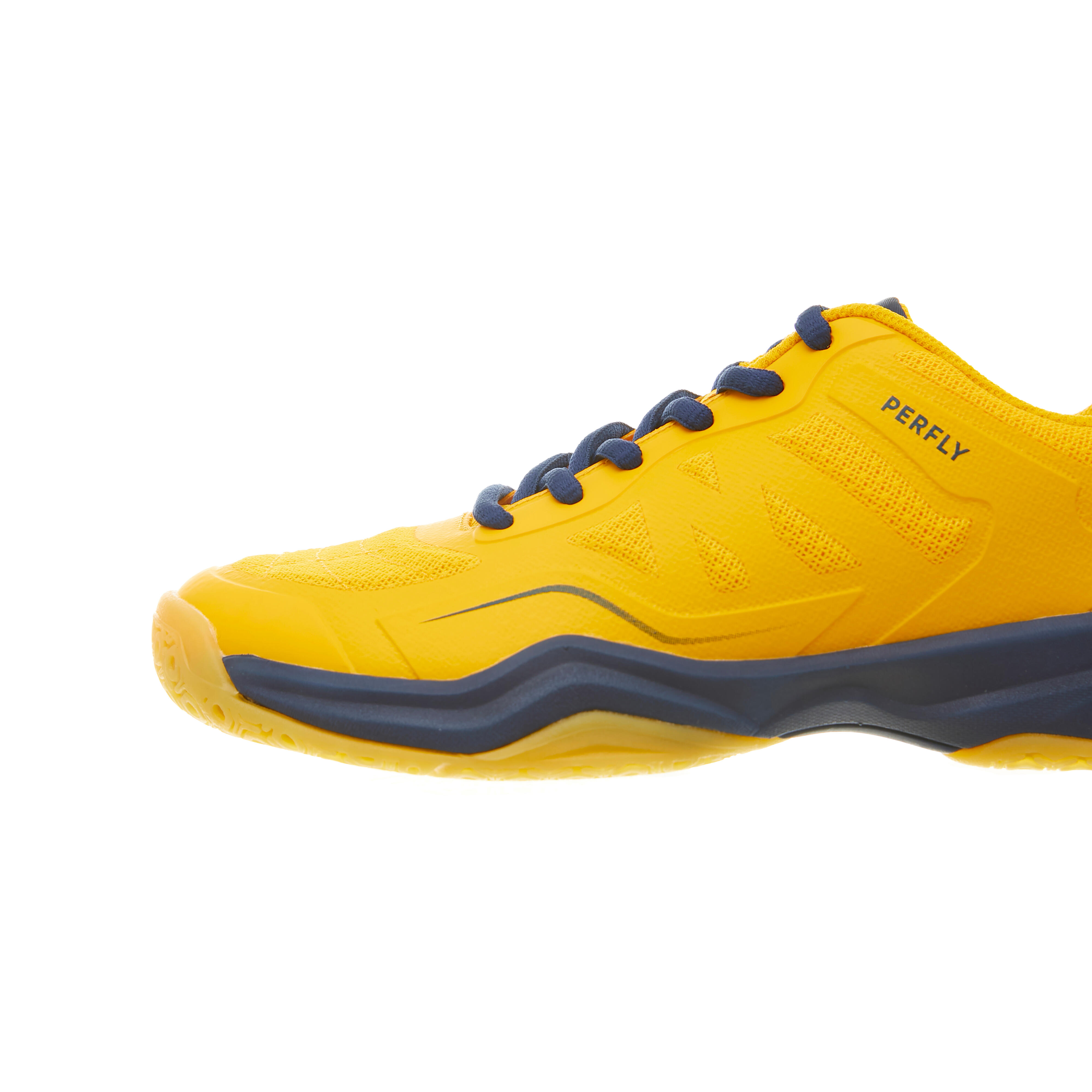 JUNIOR BADMINTON SHOES BS 500 HONEY