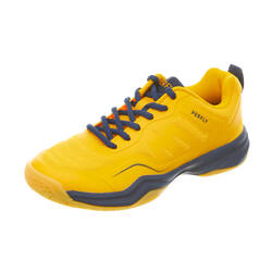 JUNIOR BADMINTON SHOES  BS 500 HONEY