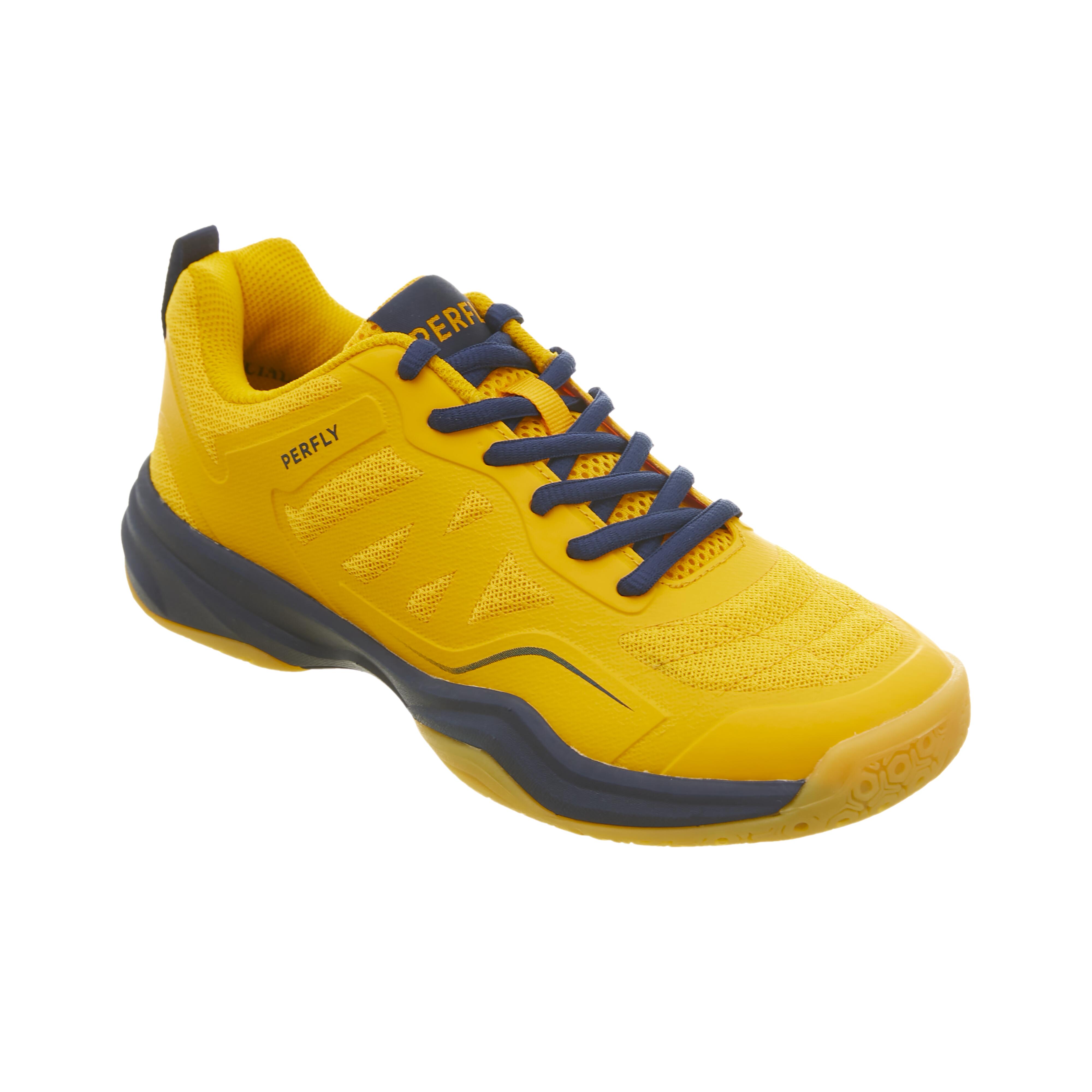 JUNIOR BADMINTON SHOES BS 500 HONEY