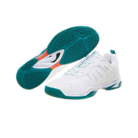 MEN BADMINTON SHOES PERFORM 590  WHITE