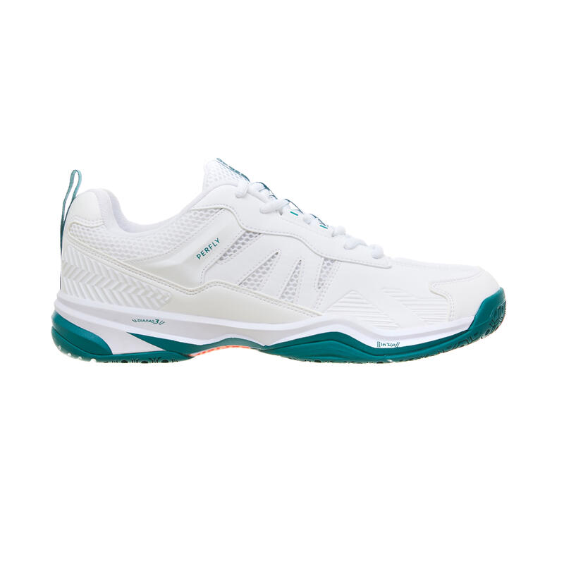 Herren Badmintonschuhe Perform 590 weiss 