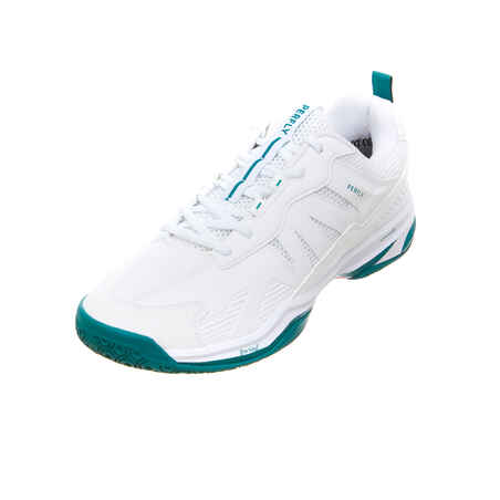 MEN BADMINTON SHOES PERFORM 590  WHITE