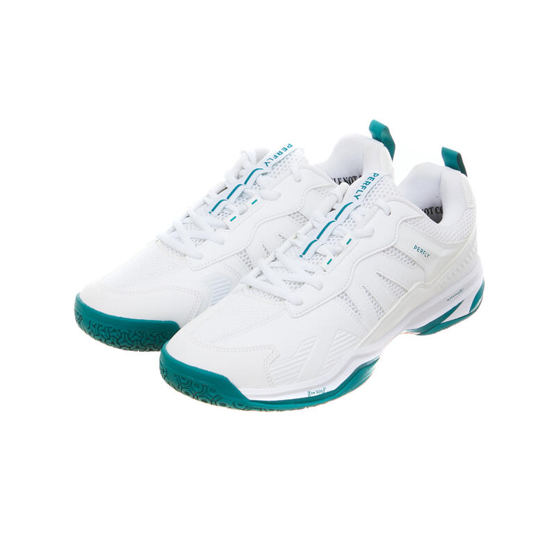 Herren Badmintonschuhe Perform 590 weiss 