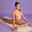 Leggings donna yoga vita alta tessuto tecnico traspirante e reversibile corallo