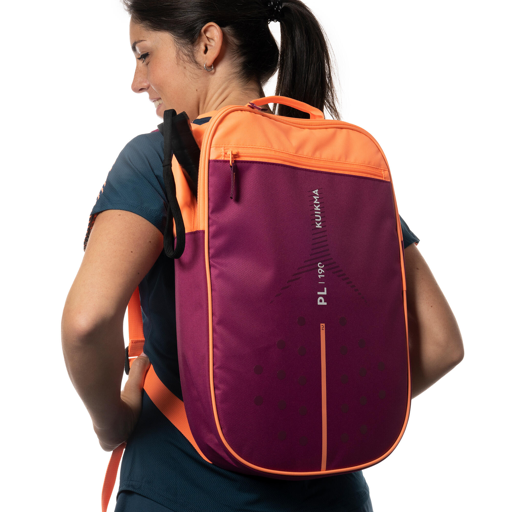 Padel Backpack PL 190 - Orange 7/7