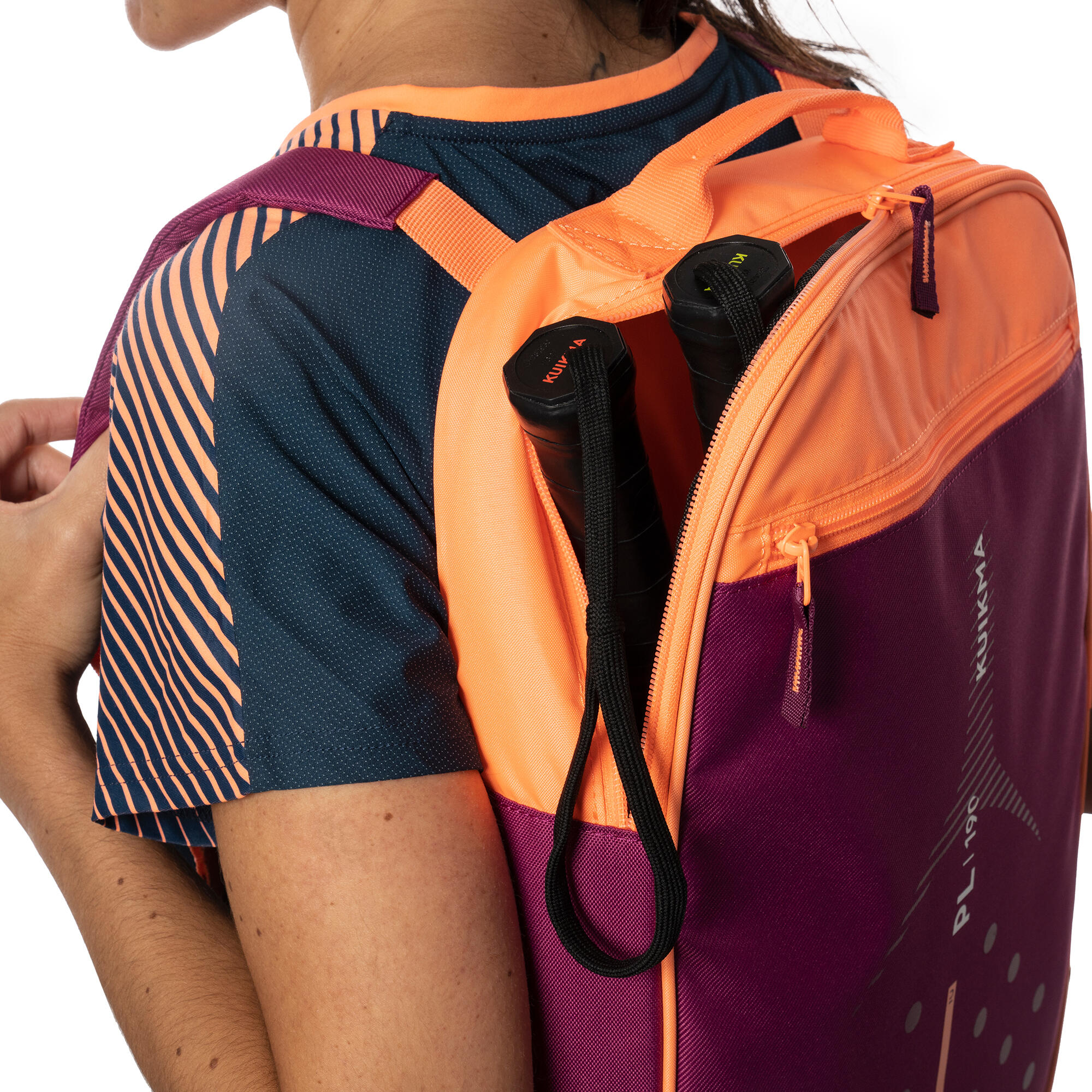 Padel Backpack PL 190 - Orange 6/7