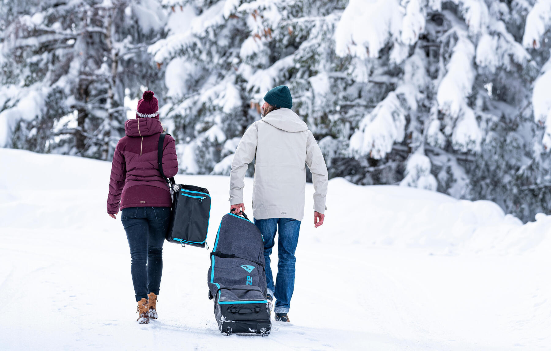 valise pour partir au ski