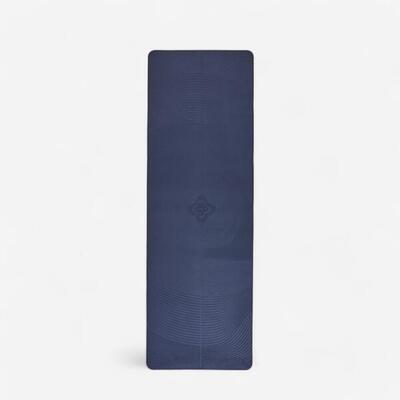 Yogamat light 185 cm x 61 cm x 5 mm blauw
