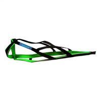 Harnais de canicross/canivtt Inlandsis Polar Quest vert/noir