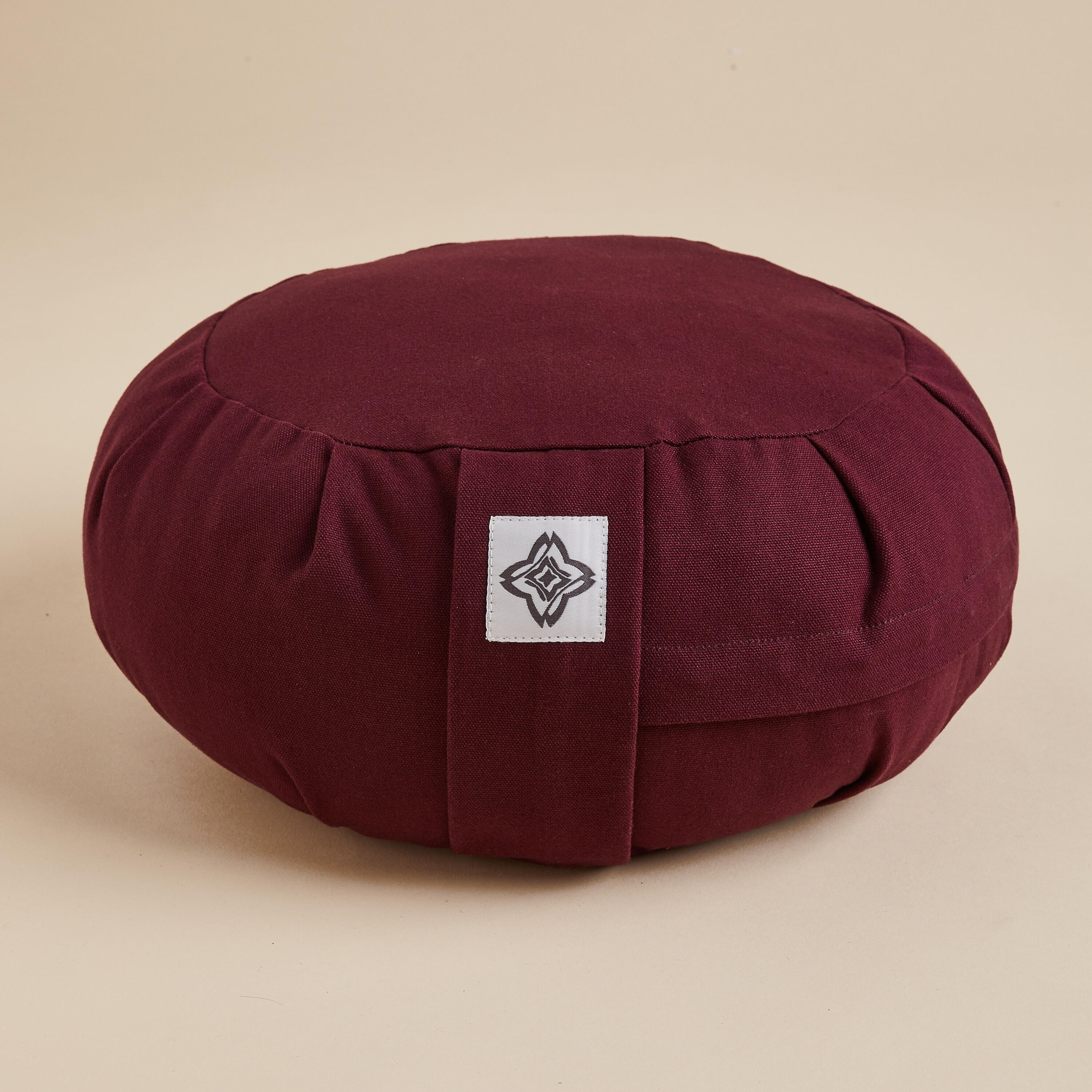 KIMJALY Yoga & Meditation Zafu Cushion - Burgundy