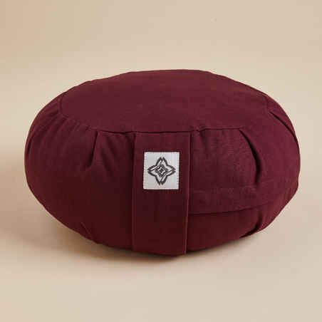 Zafu jastuk za jogu/meditaciju bordo crveni