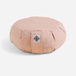 Round Yoga & Meditation Zafu Cushion - Pink
