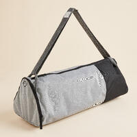 SAC A TAPIS YOGA URBAN GRIS 30 LITRES 3 COMPARTIMENTS SANGLE AMOVIBLE