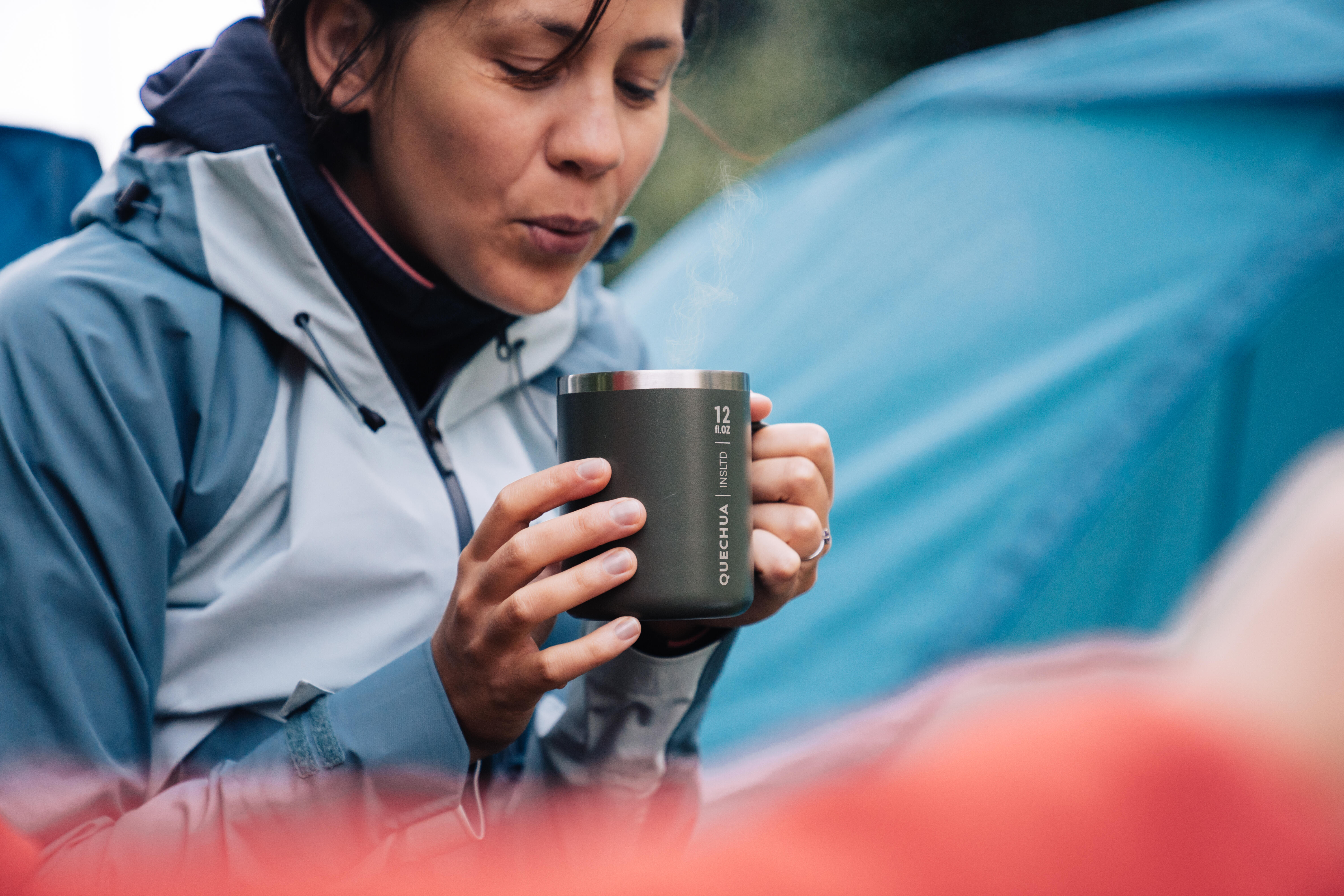 MH500 isothermal camping mug 0.38 L - QUECHUA