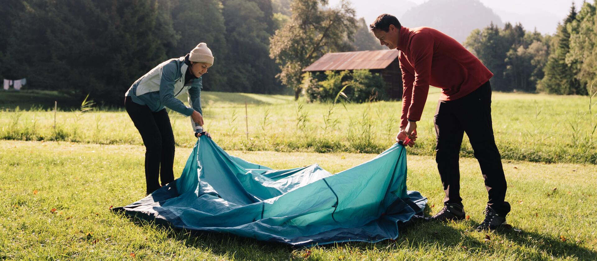 Replier une tente 2 Seconds Easy Quechua