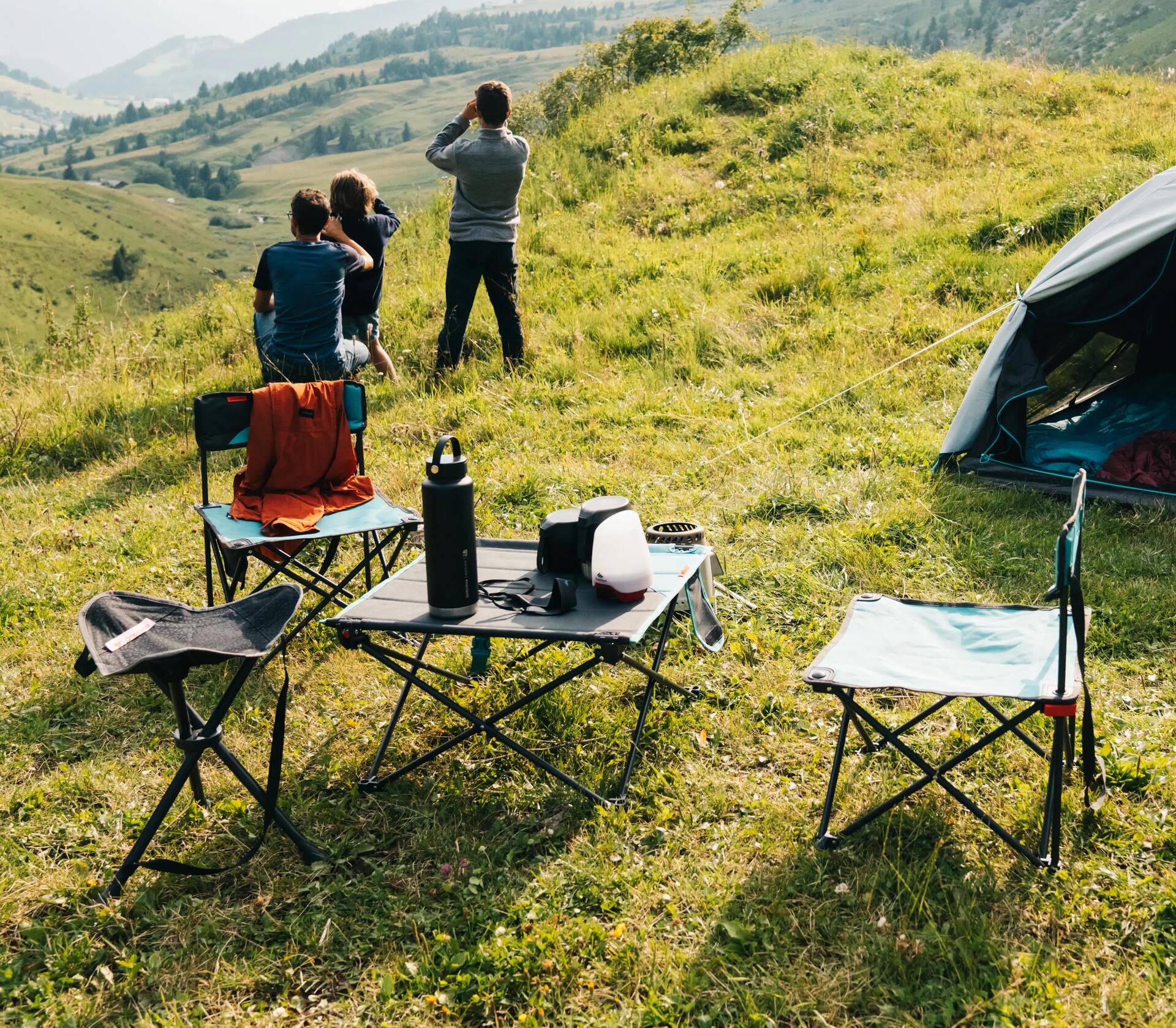 Nos tables basses de camping :