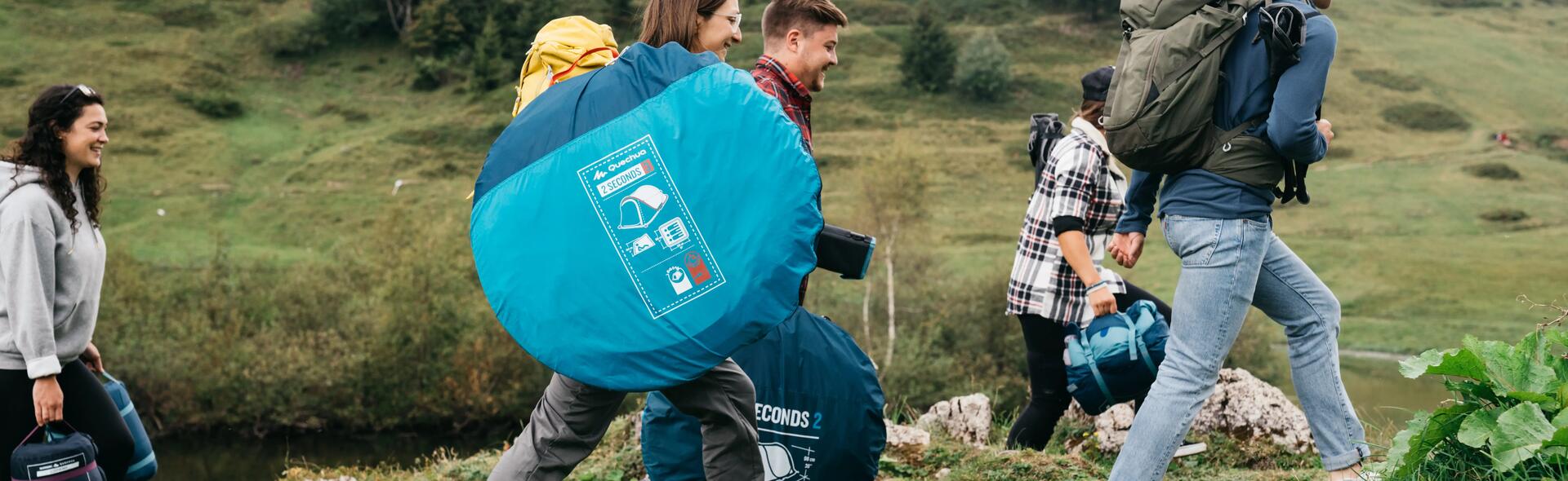 COMO MONTAR E DESMONTAR UMA TENDA 2 SECONDS DA QUECHUA