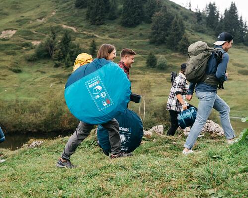 CÓMO MONTAR Y DESMONTAR UNA TIENDA QUECHUA 2 SEGUNDOS