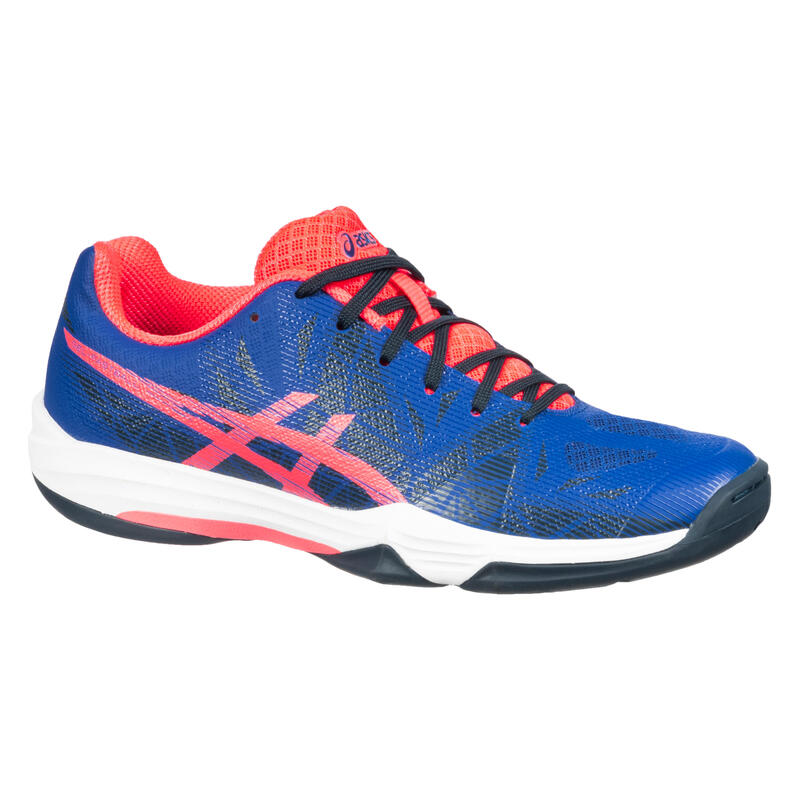 Zapatillas Squash Asics Fastball Mujer Azul/Naranja Decathlon
