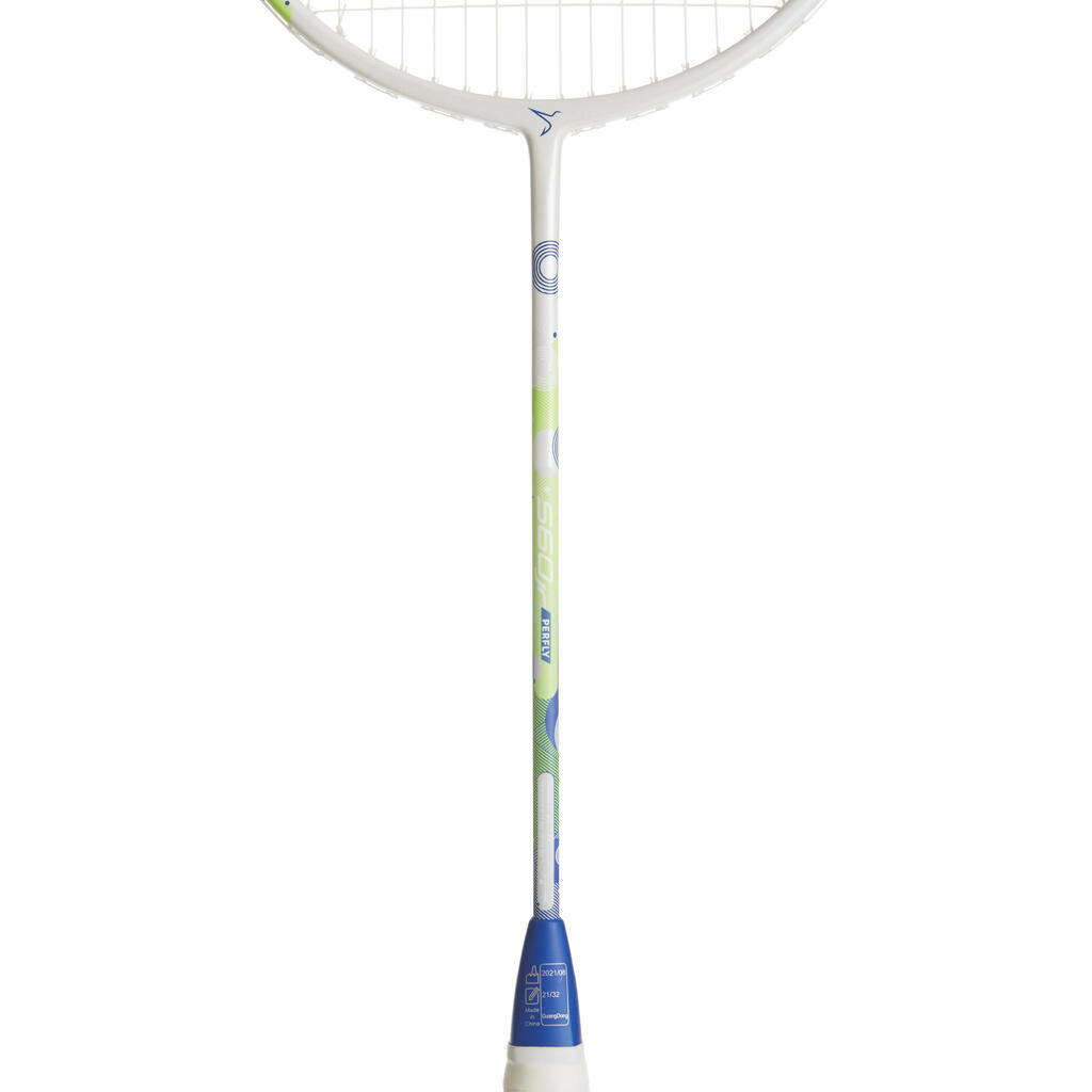 Vaikiška badmintono raketė „BR 560 Lite“, balta