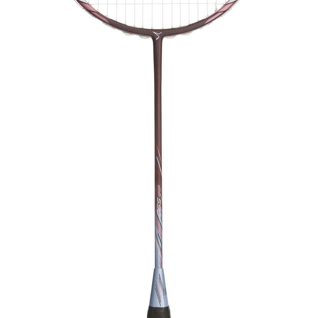 ADULT BADMINTON RACKET BR SENSATION 590 BLUE NAVY